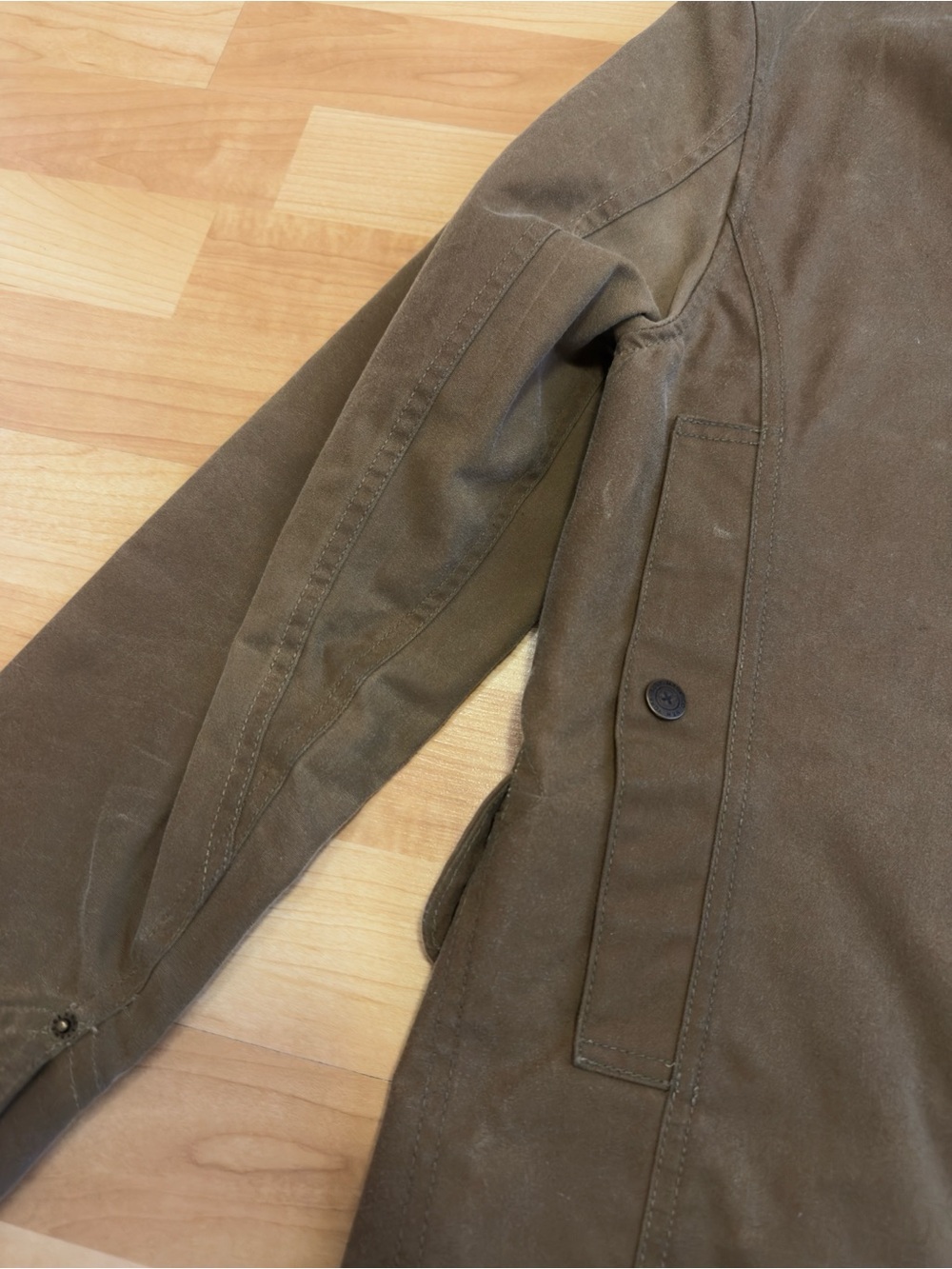 RARE Best Made Co Mens Tan Light Waxed Cruiser Jacket - Size XS (Made in USA) - Picture 5 of 16